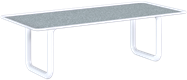 White Helix Dining Table